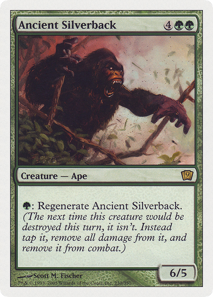 Ancient Silverback (9ED-230) - 9th Edition Foil