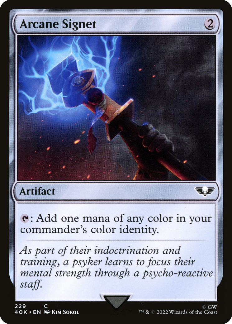 Arcane Signet (229) [40K - 229]