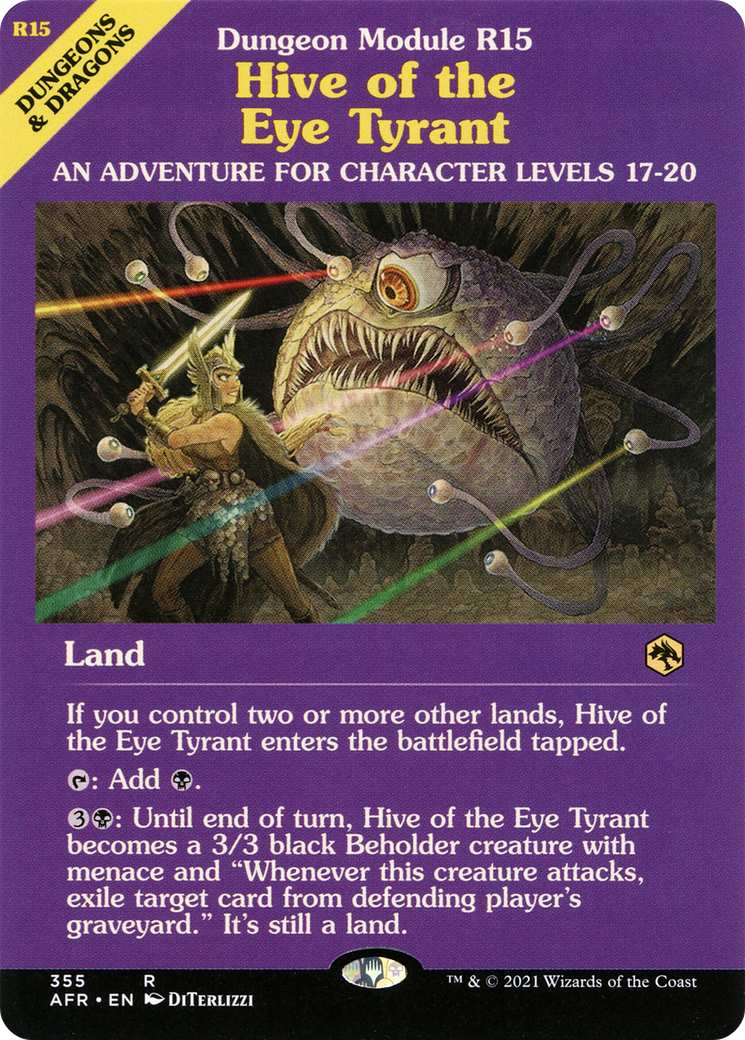 Hive of the Eye Tyrant (Dungeon Module) [AFR - 355]