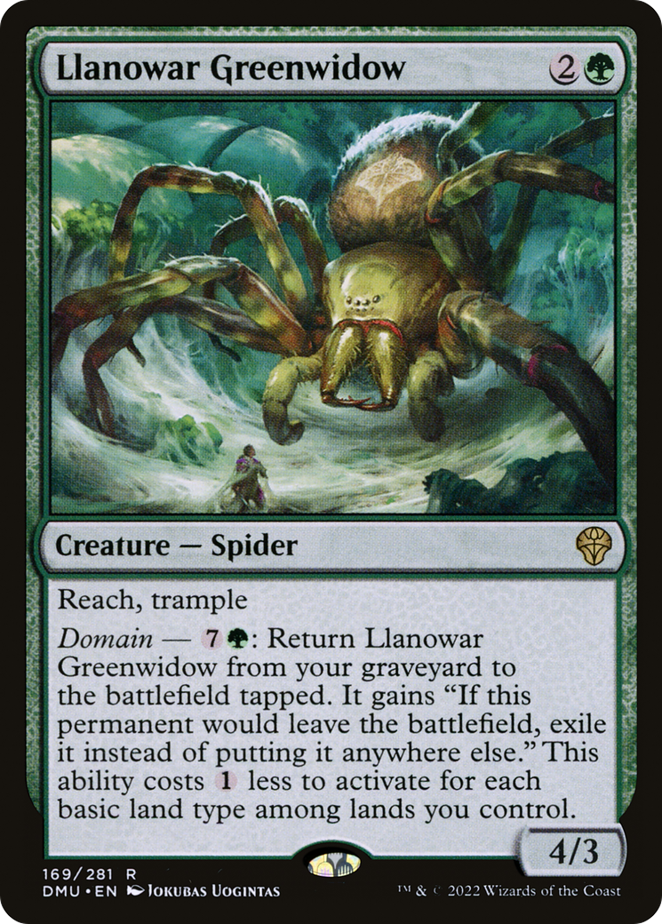 Llanowar Greenwidow [DMU - 169]