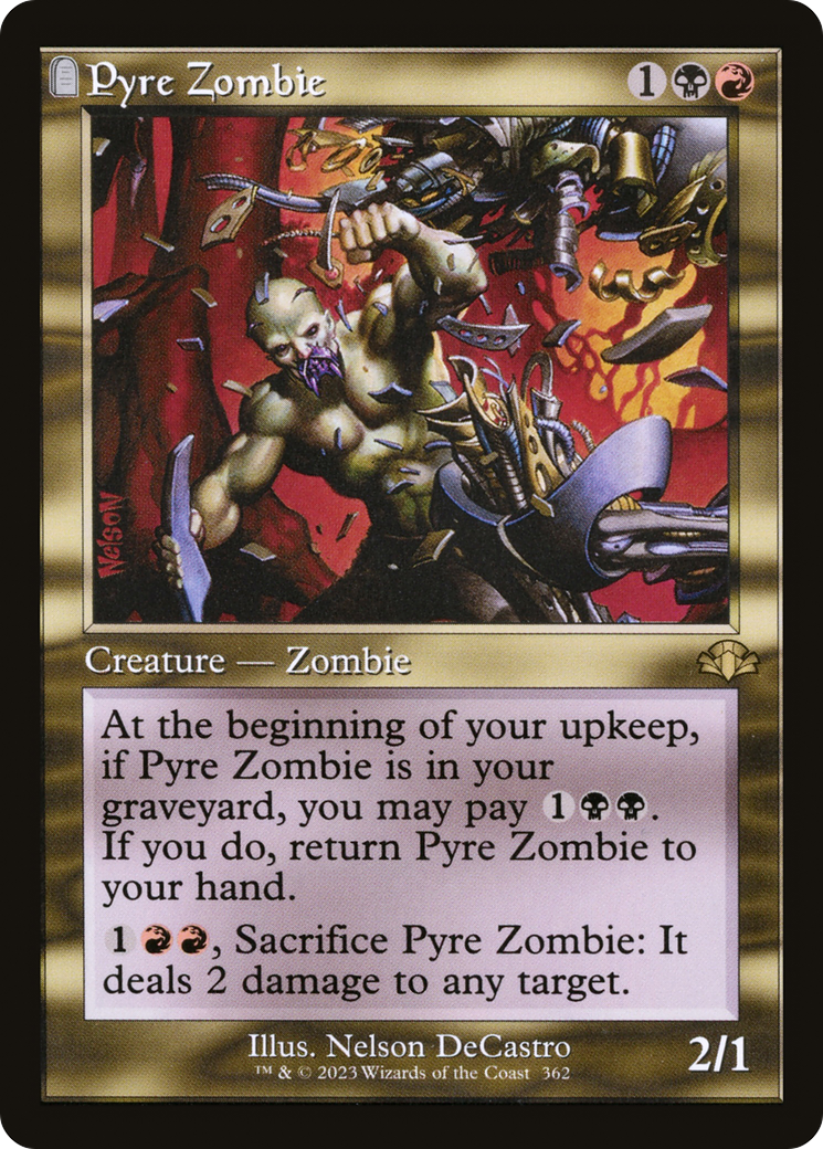 Pyre Zombie (Retro Frame) [DMR - 362]