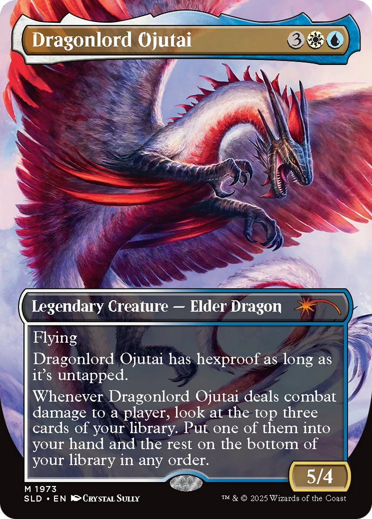 Dragonlord Ojutai // Dragonlord Ojutai (SLD-1973) - Secret Lair Drop (Borderless)