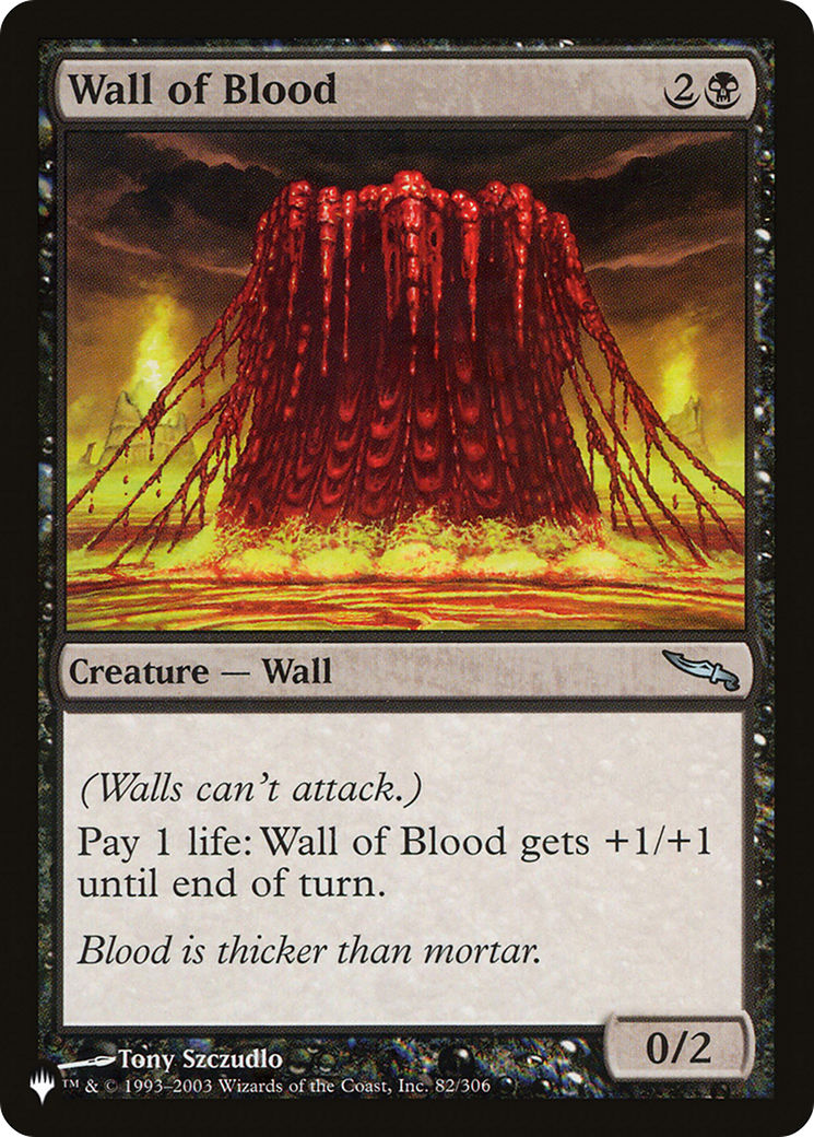 Wall of Blood [LIST - 82/306]
