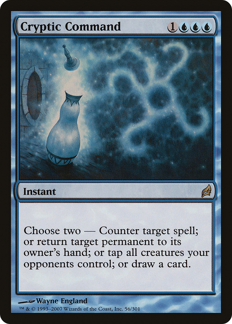 Cryptic Command (LRW-056) - Lorwyn Foil
