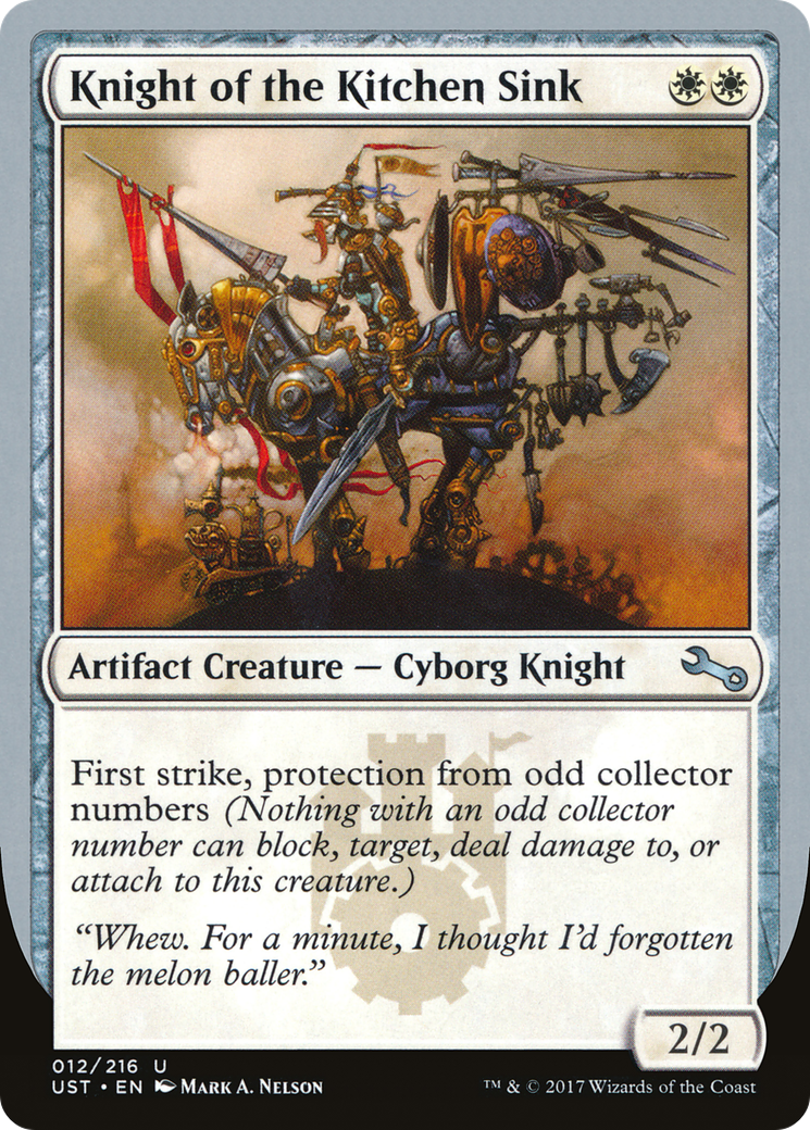 Knight of the Kitchen Sink (D) [UST - 12]
