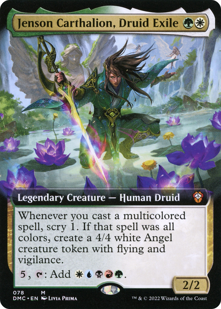 Jenson Carthalion, Druid Exile (Extended Art) [DMC - 78]