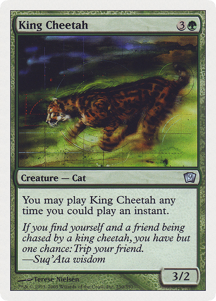 King Cheetah (9ED-250) - 9th Edition Foil