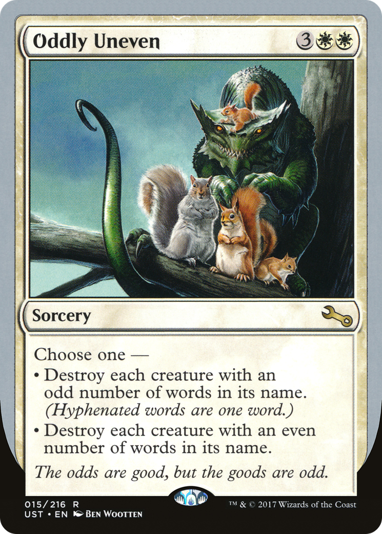 Oddly Uneven [UST - 15]