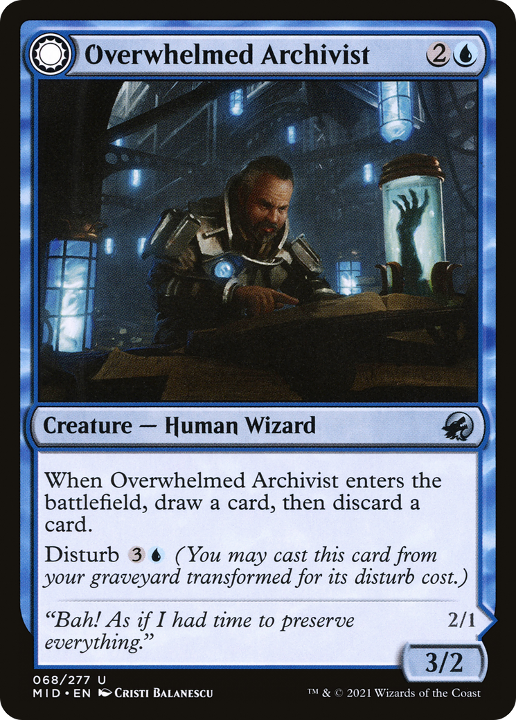 Overwhelmed Archivist [MID - 68]