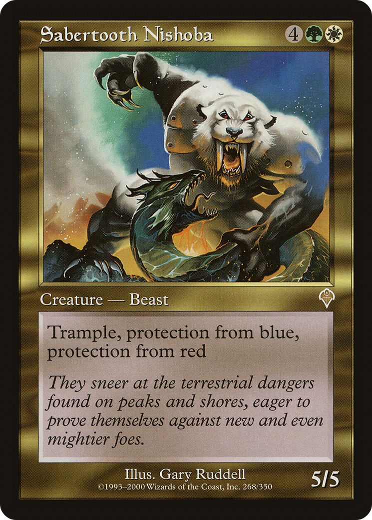 Sabertooth Nishoba [INV - 268]