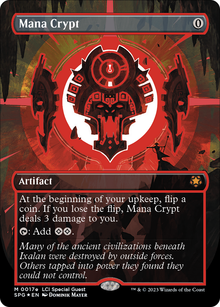Mana Crypt (0017e) (Borderless) (SPG-17E) - Special Guests Foil