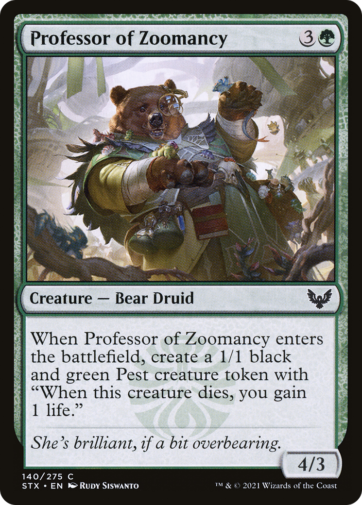 Professor of Zoomancy [STX - 140]