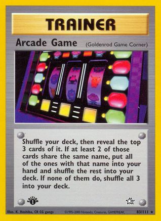 Arcade Game (Goldenrod Game Corner) [N1 - 083/111]
