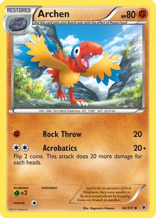 Archen  - Reverse Holofoil Noble Victories - Uncommon