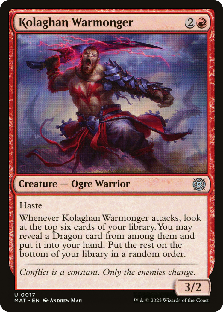 Kolaghan Warmonger [MAT - 17]