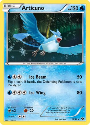 Articuno 027/99  - Holofoil Next Destinies - Holo Rare