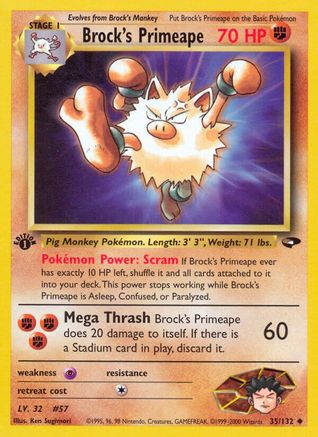Brock's Primeape [G2 - 035/132]