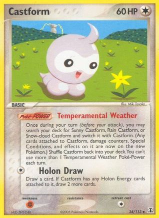 Castform 034  Delta Species - Uncommon