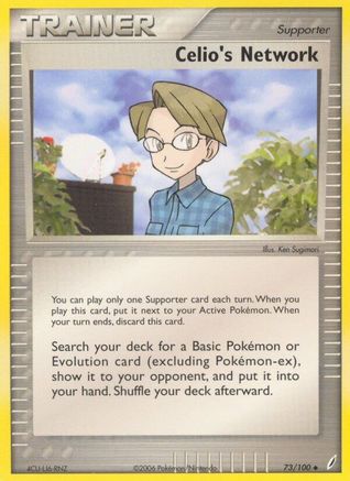 Celio's Network 073/100  - Reverse Holofoil Crystal Guardians - Uncommon