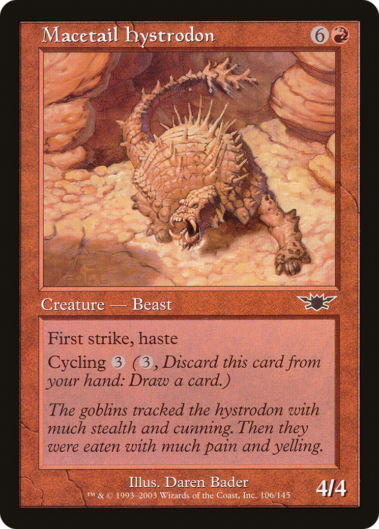 Macetail Hystrodon [LGN - 106]