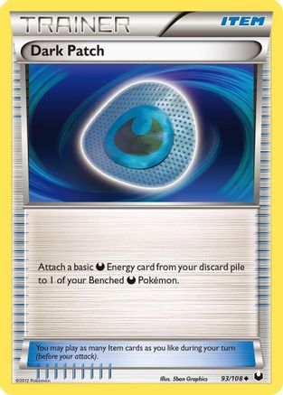 Dark Patch 093/108  - Reverse Holofoil Dark Explorers - Uncommon