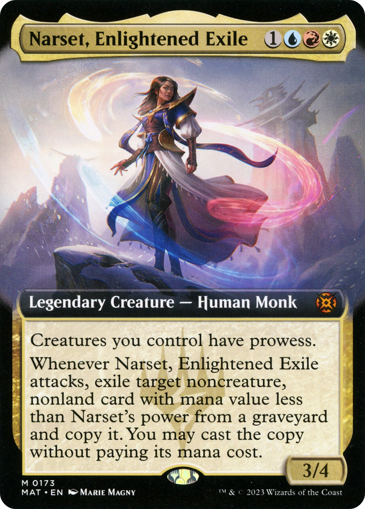 Narset, Enlightened Exile (Extended Art) [MAT - 173]