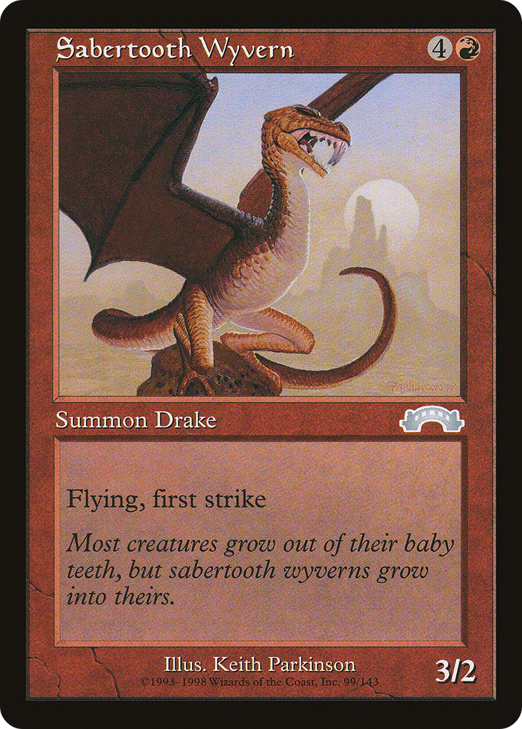 Sabertooth Wyvern [EXO - 99]