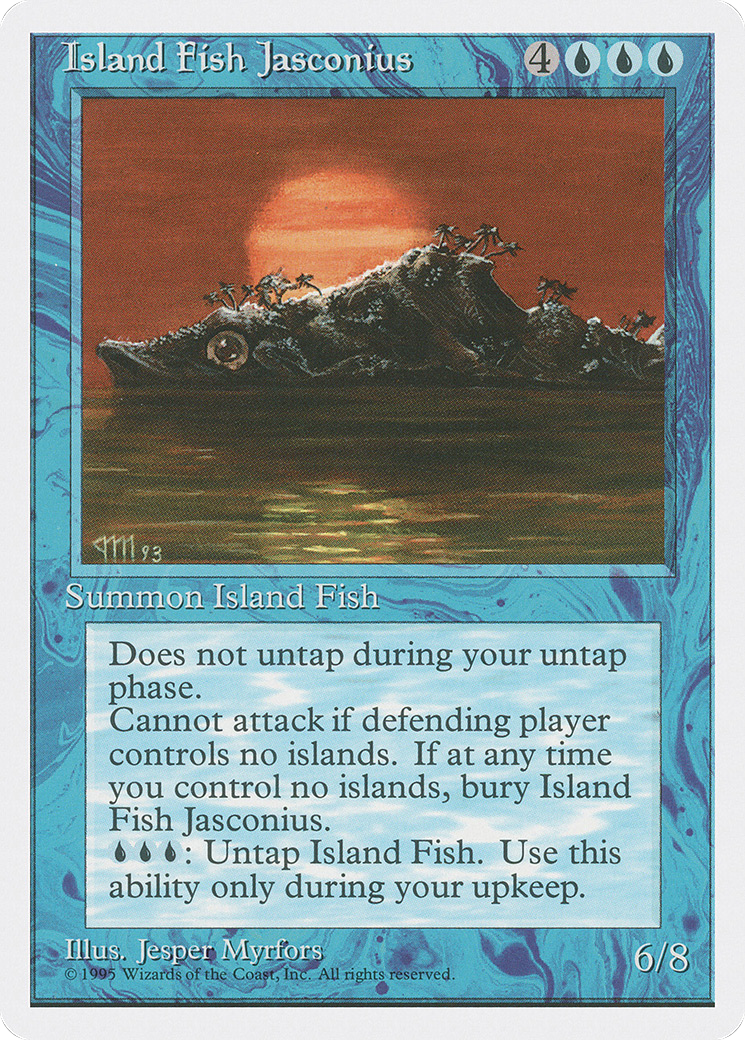 Island Fish Jasconius [4ED - N/A]