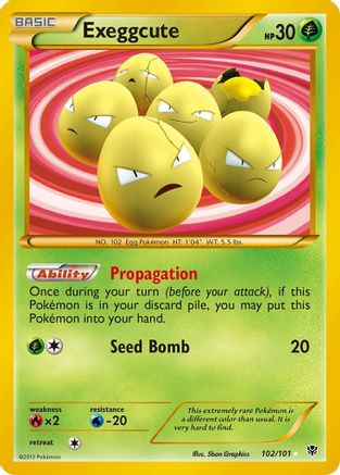 Exeggcute (102 Secret Rare) [PLB - 102/101]