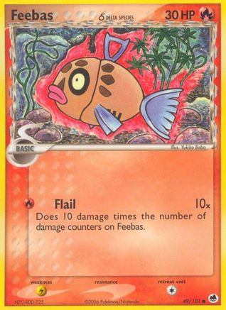 Feebas (Delta Species) 049/101  Dragon Frontiers - Common