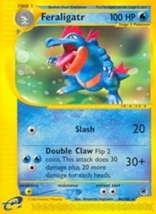 Feraligatr (46) 046/165  - Reverse Holofoil Expedition - Rare