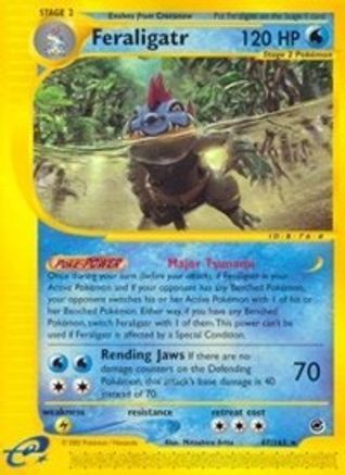 Feraligatr (47) 047  - Reverse Holofoil Expedition - Rare