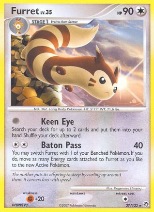 Furret 027  Secret Wonders - Rare