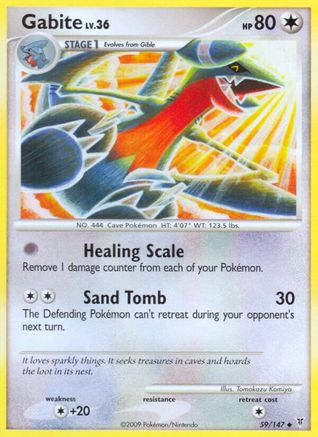 Gabite 059  - Reverse Holofoil Supreme Victors - Uncommon