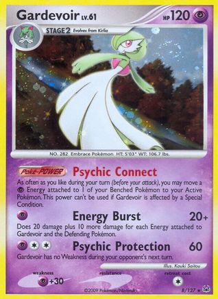 Gardevoir 008  - Holofoil Platinum - Holo Rare