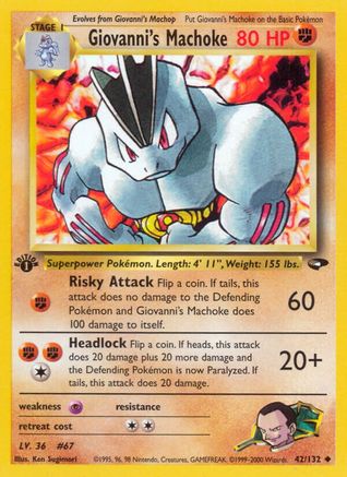 Giovanni's Machoke [G2 - 042/132]