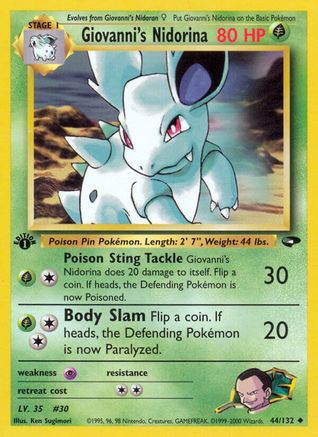 Giovanni's Nidorina [G2 - 044/132]
