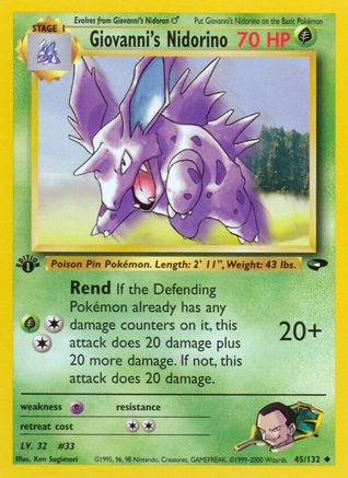 Giovanni's Nidorino [G2 - 045/132]