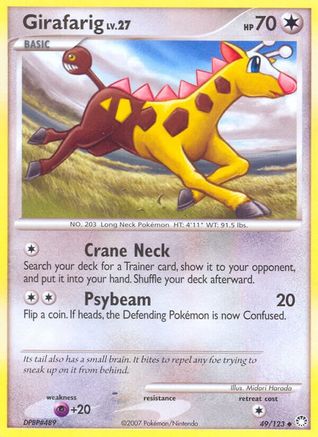 Girafarig 049  Mysterious Treasures - Uncommon