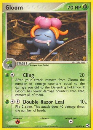 Gloom 035/101  - Reverse Holofoil Hidden Legends - Uncommon