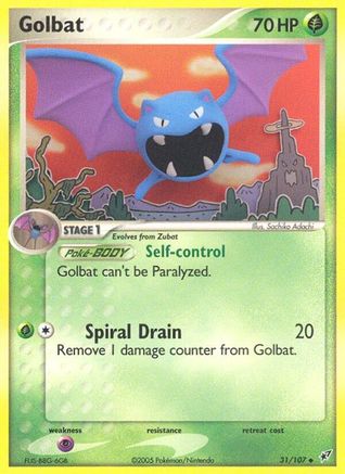 Golbat 031  - Reverse Holofoil Deoxys - Uncommon