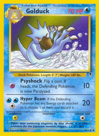Golduck 043  - Reverse Holofoil Legendary Collection - Uncommon