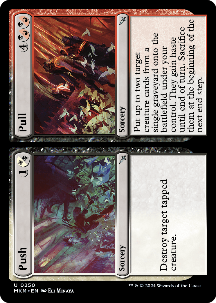 Push // Pull (MKM-250) - Murders at Karlov Manor Foil