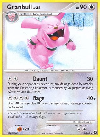 Granbull 039  Great Encounters - Uncommon