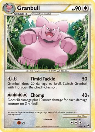 Granbull 026  Call of Legends - Rare