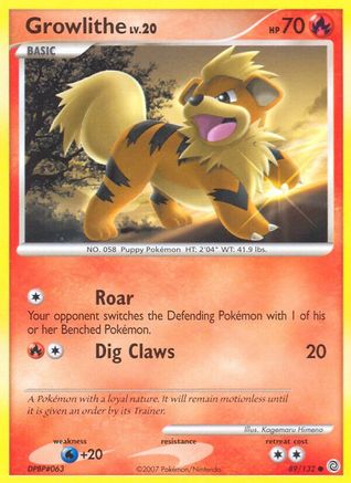 Growlithe 089/132  Secret Wonders - Common