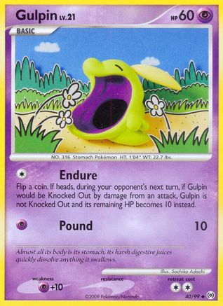 Gulpin (40) 040/99  Arceus - Uncommon