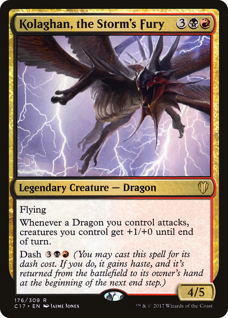 Kolaghan, the Storm's Fury (C17-176) - Commander 2017