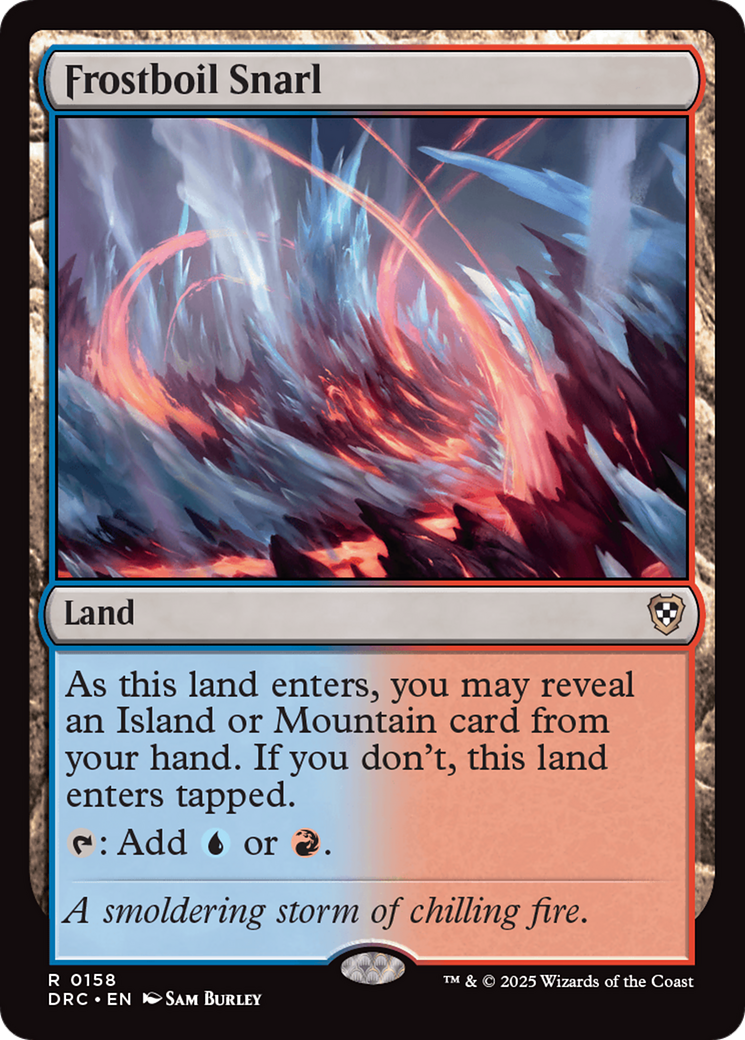 Frostboil Snarl (DRC-158) - Commander: Aetherdrift