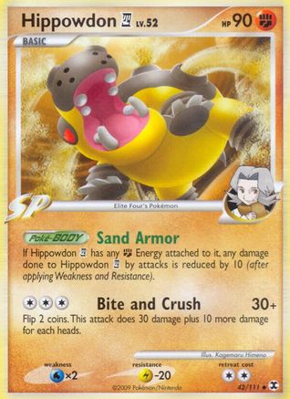 Hippowdon E4 042  Rising Rivals - Uncommon